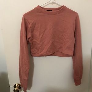 Cropped sweatshirt
